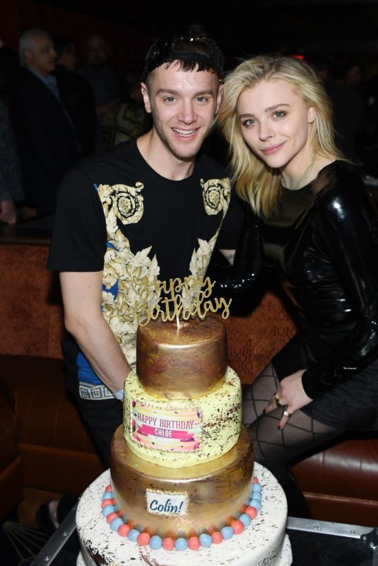 CHLOE MORETZ and Her Brother Celebrating Their Birthday at On the Record 02/02/2019