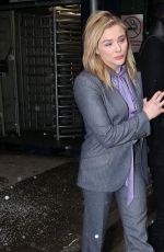 CHLOE MORETZ Arrives at Coach Show at New York Fashion Week 02/12/2019