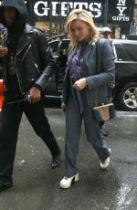 CHLOE MORETZ Arrives at Coach Show at New York Fashion Week 02/12/2019