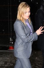 CHLOE MORETZ Arrives at Coach Show at New York Fashion Week 02/12/2019