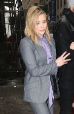 CHLOE MORETZ Arrives at Coach Show at New York Fashion Week 02/12/2019