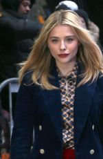 CHLOE MORETZ Arrives at Good Morning America in New York 02/20/2019