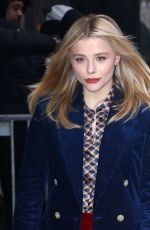CHLOE MORETZ Arrives at Good Morning America in New York 02/20/2019
