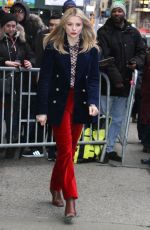 CHLOE MORETZ Arrives at Good Morning America in New York 02/20/2019