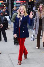 CHLOE MORETZ Arrives at Good Morning America in New York 02/20/2019