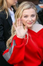 CHLOE MORETZ Arrives at Jimmy Kimmel Live! in Hollywood 02/26/2019
