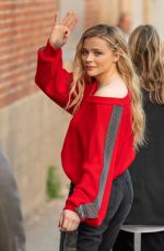 CHLOE MORETZ Arrives at Jimmy Kimmel Live! in Hollywood 02/26/2019