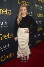 CHLOE MORETZ at Greta Premiere in Hollywood 02/26/2019