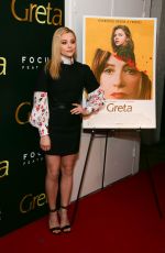 CHLOE MORETZ at Greta Screening in New York 02/19/2019