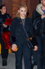 CHLOE MORETZ Leaves Highline Stages in New York 02/18/2019