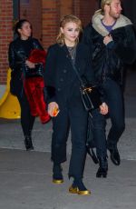 CHLOE MORETZ Leaves Highline Stages in New York 02/18/2019