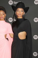 CHLOE X HALLE at Spotify Best New Artist 2019 in Los Angeles 02/07/2019