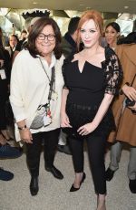 CHRISTINA HENDRICKS at Christian Siriano Fashion Show in New York 02/09/2019