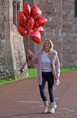 CHRISTINE MCGUINNESS on the Valentines Day Photoshoot in Cheshire 01/30/2019
