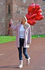 CHRISTINE MCGUINNESS on the Valentines Day Photoshoot in Cheshire 01/30/2019