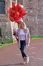 CHRISTINE MCGUINNESS on the Valentines Day Photoshoot in Cheshire 01/30/2019