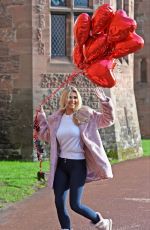 CHRISTINE MCGUINNESS on the Valentines Day Photoshoot in Cheshire 01/30/2019