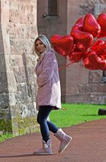 CHRISTINE MCGUINNESS on the Valentines Day Photoshoot in Cheshire 01/30/2019