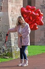 CHRISTINE MCGUINNESS on the Valentines Day Photoshoot in Cheshire 01/30/2019