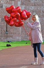 CHRISTINE MCGUINNESS on the Valentines Day Photoshoot in Cheshire 01/30/2019