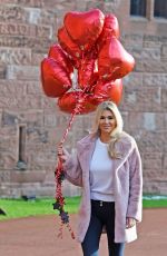 CHRISTINE MCGUINNESS on the Valentines Day Photoshoot in Cheshire 01/30/2019