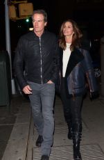 CINDY CRAWFORD and Randy Gerber Out for Dinner in New York 02/14/2019