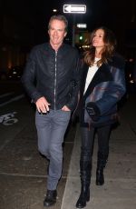 CINDY CRAWFORD and Randy Gerber Out for Dinner in New York 02/14/2019
