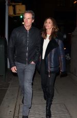 CINDY CRAWFORD and Randy Gerber Out for Dinner in New York 02/14/2019