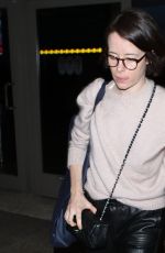 CLAIRE FOY at LAX Airport in Los Angeles 02/04/2019