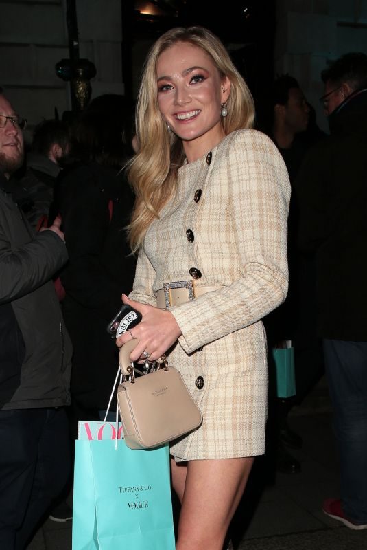 CLARA PAGET at British Vogue Fashion and Film Bafta Party 02/10/2019