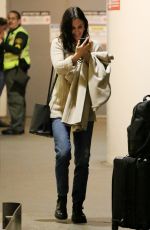 COURTENEY COX at LAX Airport in Los Angeles 01/31/2019