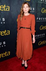 COURTNEY HALVERSON at Greta Premiere in Hollywood 02/26/2019