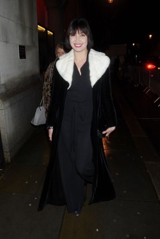 DAISY LOWE Arrives at Huawei’s Unfinished Symphony in London 02/04/2019