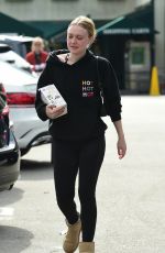 DAKOTA FANNING Shopping at Whole Foods in Los Angeles 02/01/2019