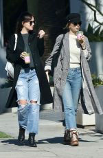 DAKOTA JOHNSON and STELLA BANDERAS Out in West Hollywood 02/06/2019