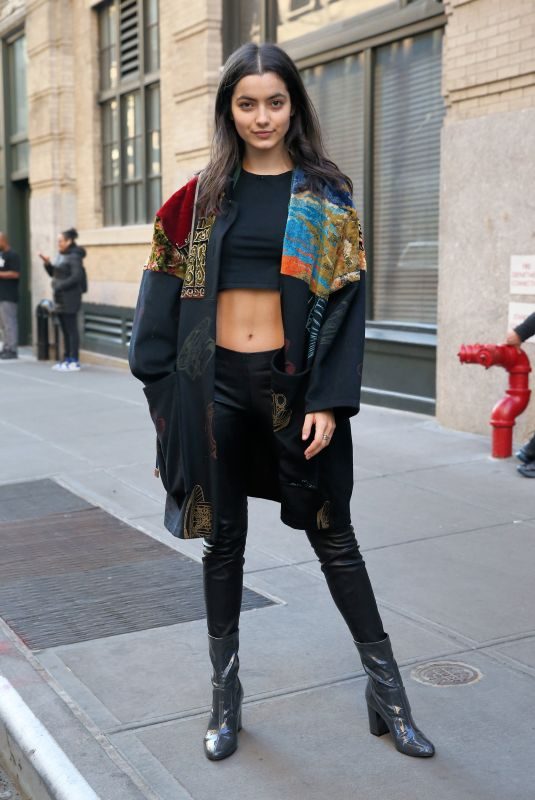 DALEELA ECHAHLY Out at New York Fashion Week 02/04/2019