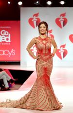 DANICA MCKELLAR at Aha Go Red for Women Red Dress Collection 2019 in New York 02/07/2019