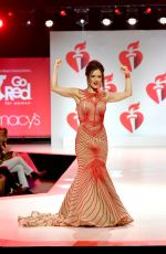 DANICA MCKELLAR at Aha Go Red for Women Red Dress Collection 2019 in New York 02/07/2019