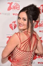 DANICA MCKELLAR at Aha Go Red for Women Red Dress Collection 2019 in New York 02/07/2019