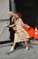 DEBBY RYAN Leaves Tory Burch Show at New York Fashion Week 02/10/2019