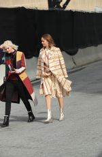 DEBBY RYAN Leaves Tory Burch Show at New York Fashion Week 02/10/2019
