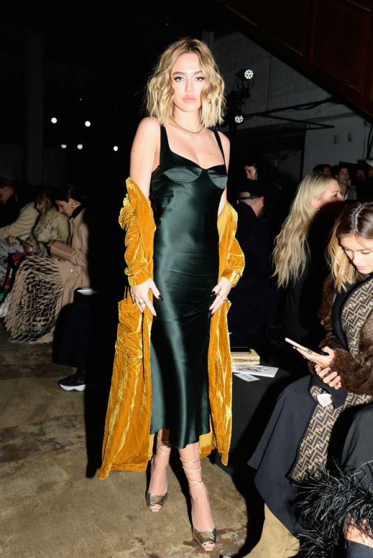DELILAH HAMIN at Dion Lee Fashion Show in New york 02/11/2019