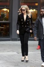 DELTA GOODREM on the Set of Extra in Los ANgeles 01/31/2019
