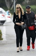 DELTA GOODREM on the Set of Extra in Los ANgeles 01/31/2019
