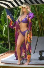 DEMI ROSE MAWBY in a Latex Bikini on the Photoshoot in Thailand, February 2019