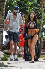 DEMI ROSE MAWBY in Bikini Out for Lunch in Tulum 01/14/2019