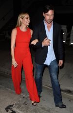 DENISE RICHARDS Arrives at The Real Housewives of Beverly Hills in West Hollywood 02/12/2019