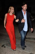 DENISE RICHARDS Arrives at The Real Housewives of Beverly Hills in West Hollywood 02/12/2019