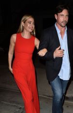 DENISE RICHARDS Arrives at The Real Housewives of Beverly Hills in West Hollywood 02/12/2019