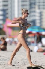 DEVON WINDSOR and GABBY WESTBROOK-PATRICK in Bikinis at a Beach in Miami 02/17/2019